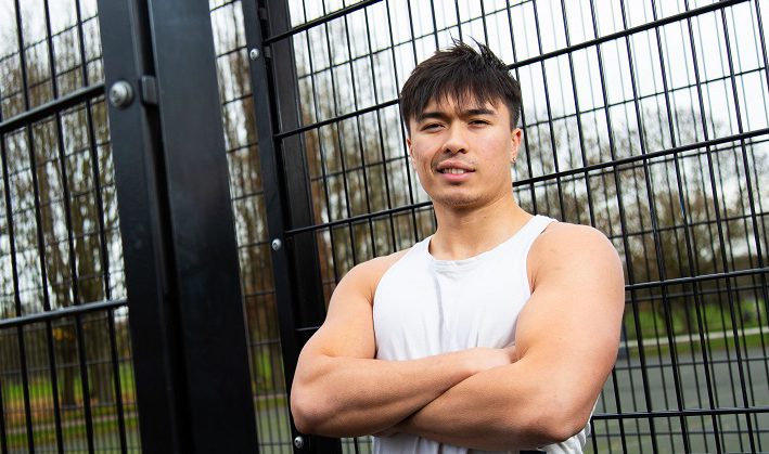 Christian Flanagan with folded arms