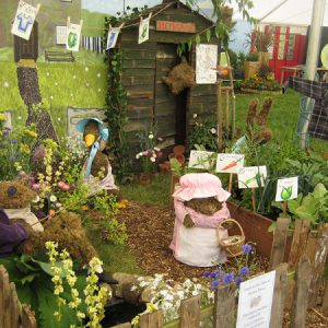 Floristry students' display at the county show